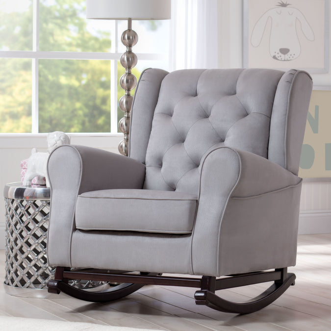 Dove Grey (034) 8-Emma Nursery Rocking Chair