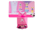 Minnie Mouse (1063) 6-Minnie Mouse 4-Piece Room-in-a-Box Bedroom Set - Includes Toddler Bed, Toy Bin & Desk with Chair
