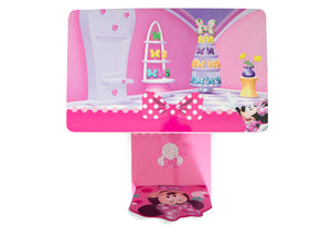 Minnie Mouse (1063) 6-Minnie Mouse 4-Piece Room-in-a-Box Bedroom Set - Includes Toddler Bed, Toy Bin & Desk with Chair