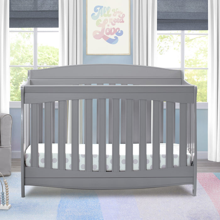 Colton 6-in-1 Convertible Crib Grey (026) 0-Colton 6-in-1 Convertible Crib
