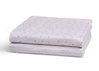 Pink Hearts & Stripes (3029) 12-babyGap Reversible 100% Organic Cotton Blankets - 2 Pack