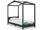 Midnight Grey (1360) 17-Poppy House Twin Bed