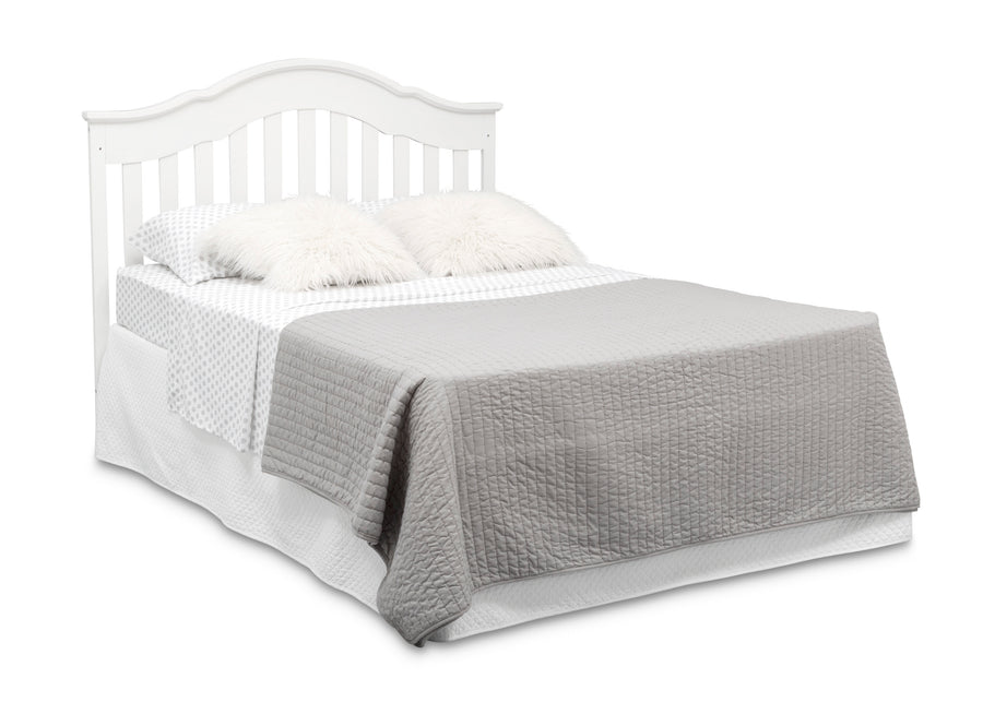Textured White (1349) 8-Farmhouse 6-in-1 Convertible Baby Crib