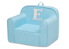 E 20-Personalized Monogram Light Blue Cozee Chair