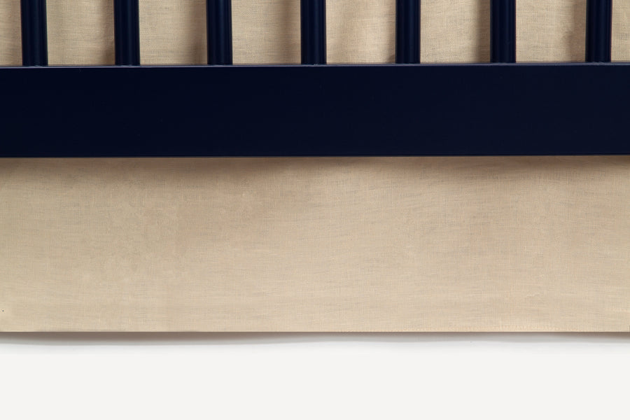 Natural (160) 4-babyGap Linen Crib Skirt