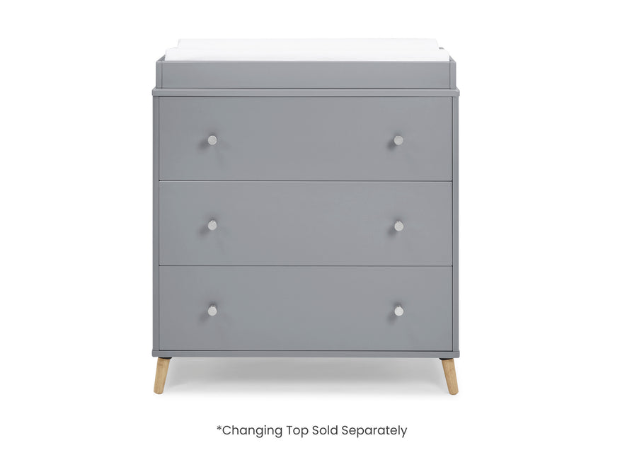 Grey with Natural (1359) 3-Jordan 3 Drawer Dresser