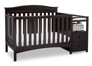 Dark Chocolate (207) 16-Birkley Convertible Crib and Changer