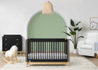 Ebony with Natural (1482) 1-babyGap Tate 4-in-1 Convertible Crib
