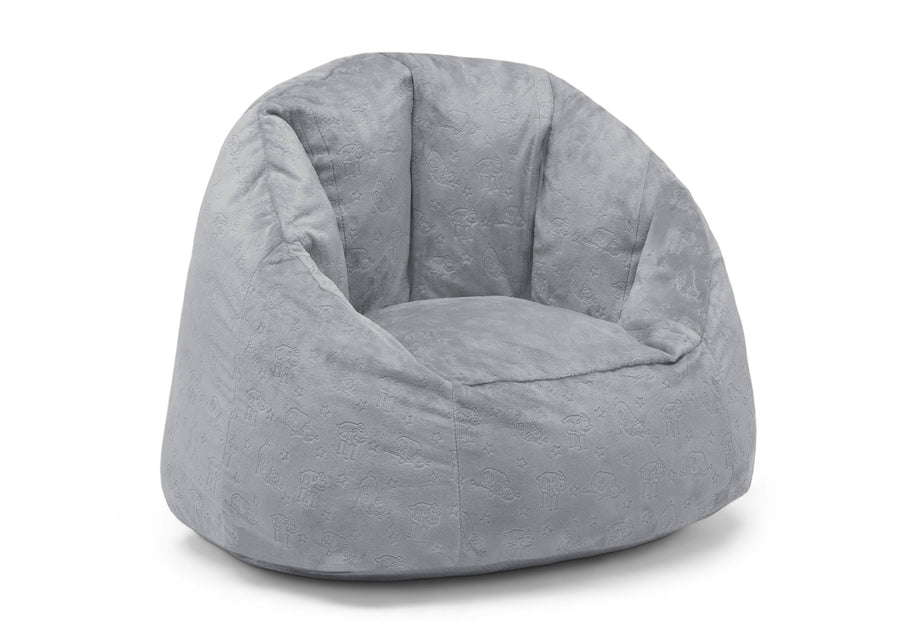 Grey (5057) 3-Perfect Sleeper Fluffy Chair for Kids
