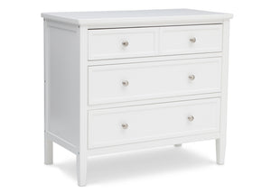 Epic 3 Drawer Dresser with Interlocking Drawers Bianca White (130) 44