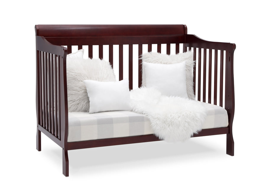 Espresso Cherry (205) 14-Canton 6-in-1 Convertible Crib