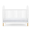 DCB: Bianca White with Natural (123) 7-Reese 4-in-1 Convertible Crib