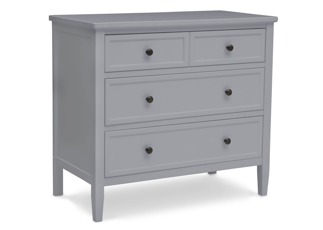 Epic 3 Drawer Dresser with Interlocking Drawers Grey (026)