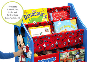 Mickey Hot Dog (1054) 4-Disney Mickey Mouse Toy and Book Organizer