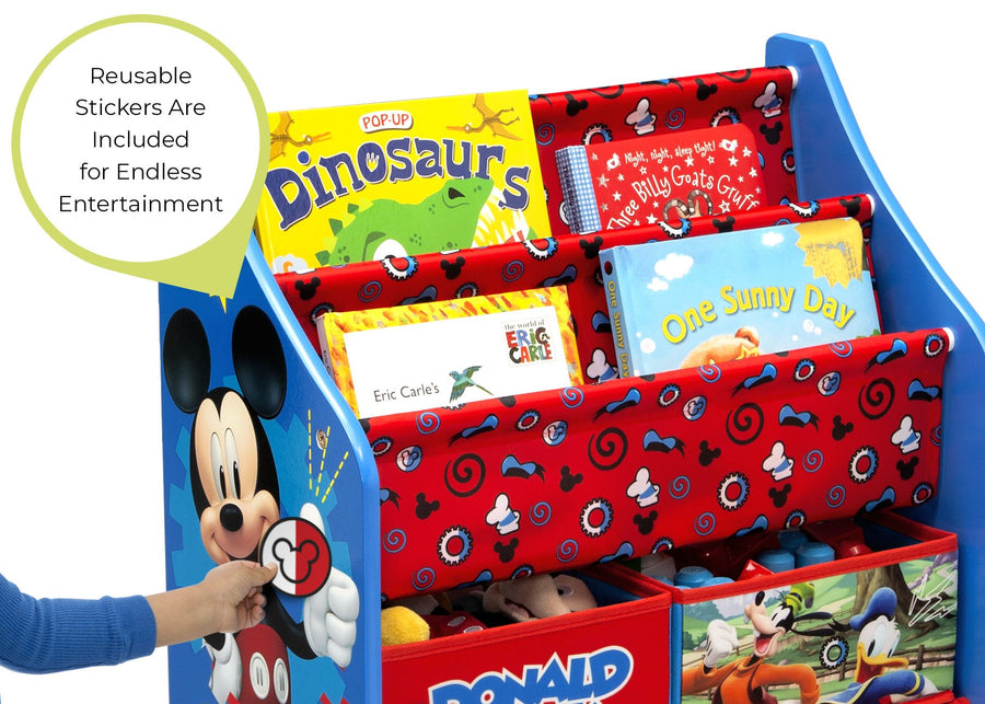Mickey Hot Dog (1054) 4-Disney Mickey Mouse Toy and Book Organizer