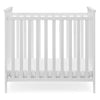DCB: Textured White (1349) 4-Middleton Mini Crib with 2.75-Inch Mattress