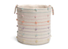 Assorted (999) 2-Pastel Pom-Pom Handwoven Basket
