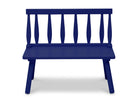 Blue (295C) 2-Kids Wooden Windsor Bench