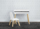 Bianca White (130) 1-Ollie Lift-Top Desk and Chair Set for Toddlers & Up